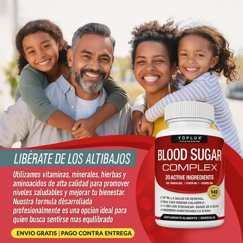 Blood Sugar Complex™: Fórmula Avanzada | 60 Capsulas