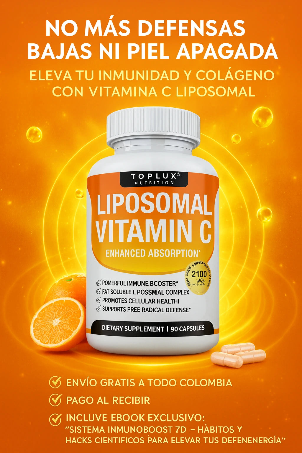 Liposomal Vitamina C | 90 Capsulas