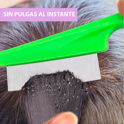 KIT Peine Antipulgas y Manchas x2