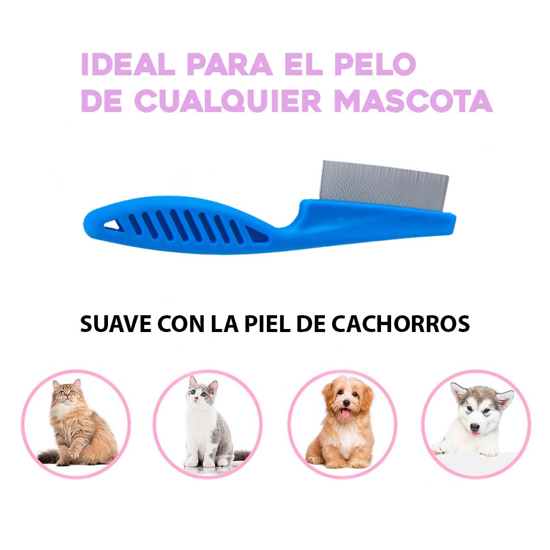 KIT Peine Antipulgas y Manchas x2