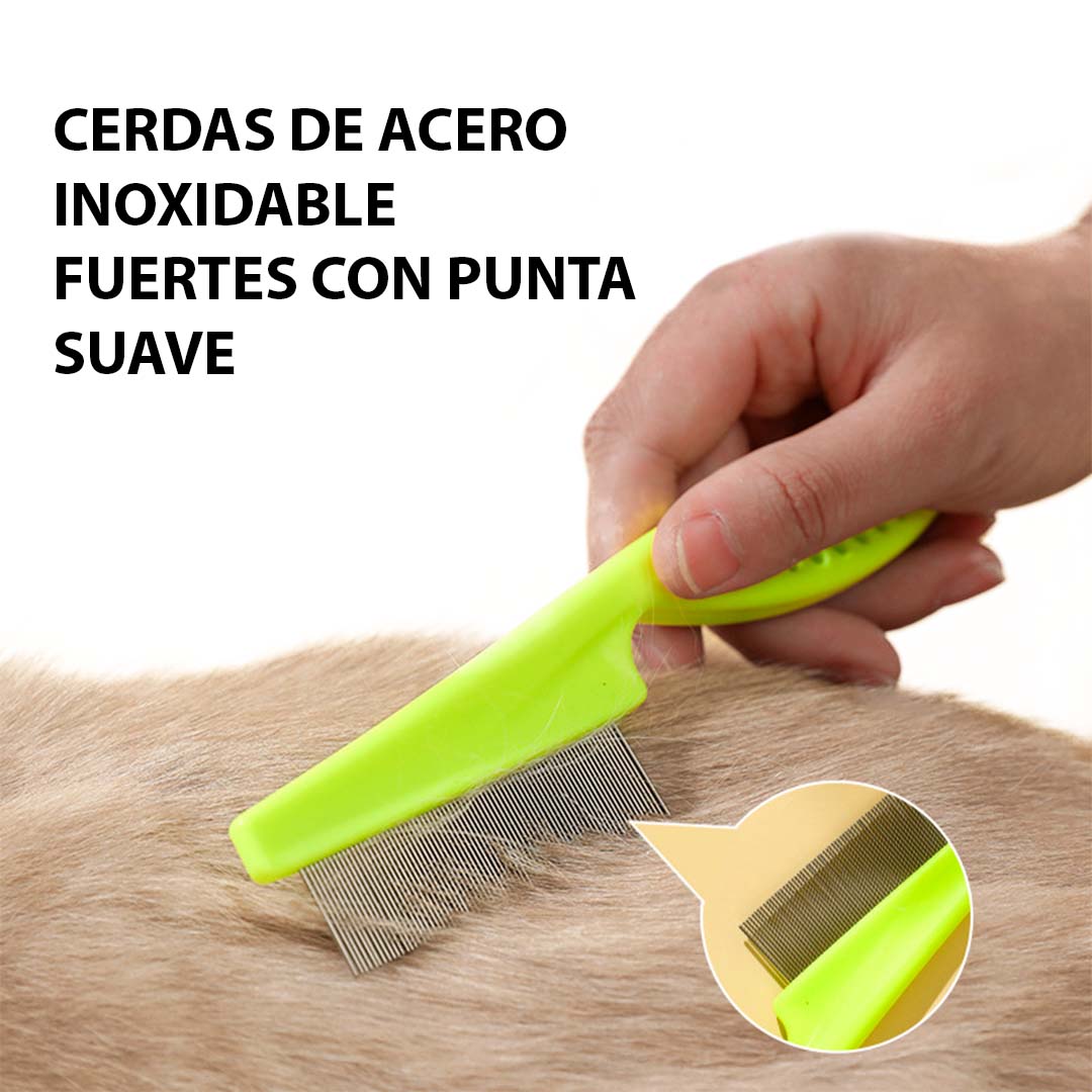 KIT Peine Antipulgas y Manchas x2