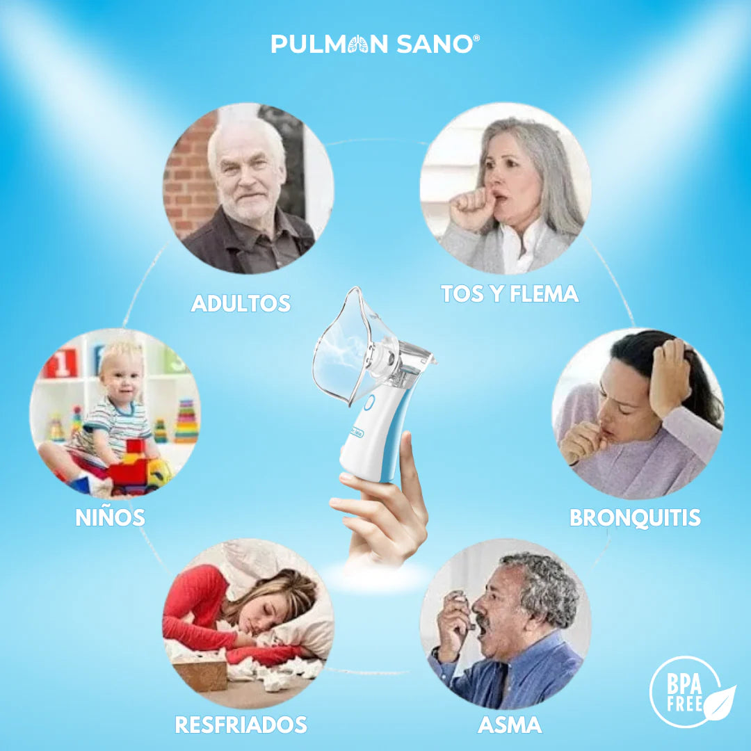 Nebulizador Portatil para Adultos y Bebés