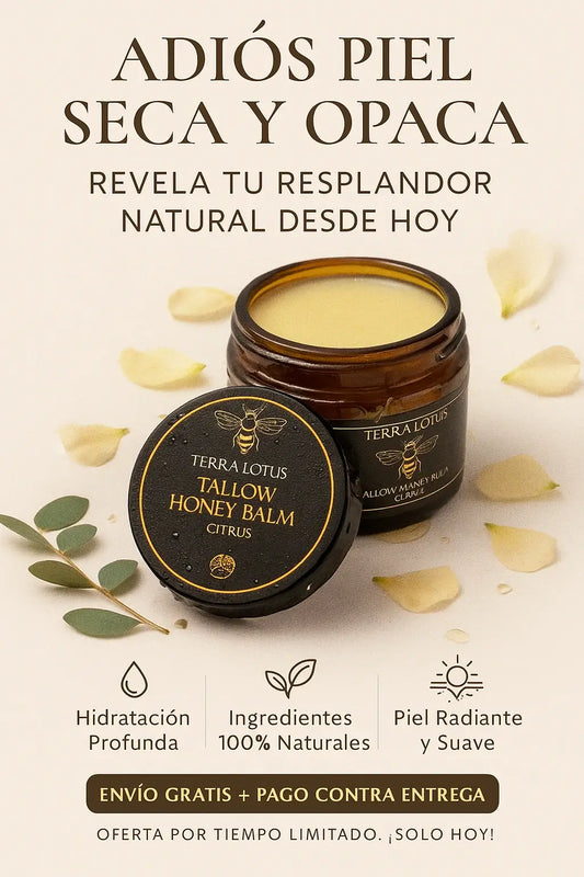 TERRA LOTUS - Hidratante Natural para una piel suave y tersa