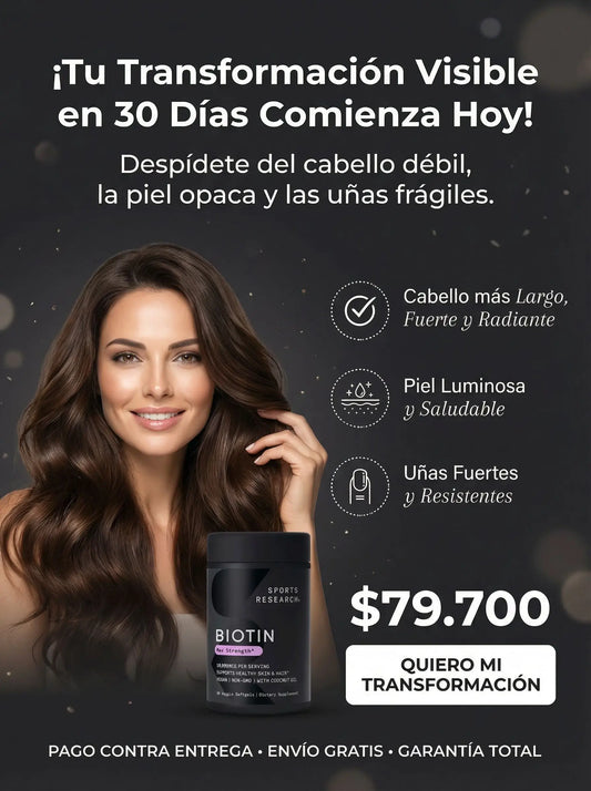 Biotina Max Strength - 10.000 mcg