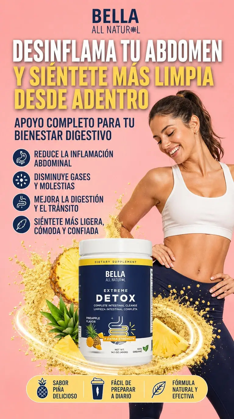 BELLA DETOX EXTREME | 400g Sabor Piña
