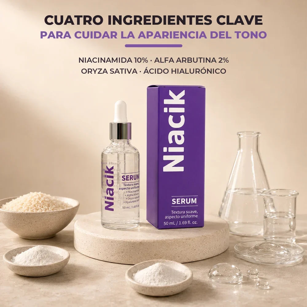 Niacik® Sérum Facial Antimanchas con Niacinamida 10% | 50ml