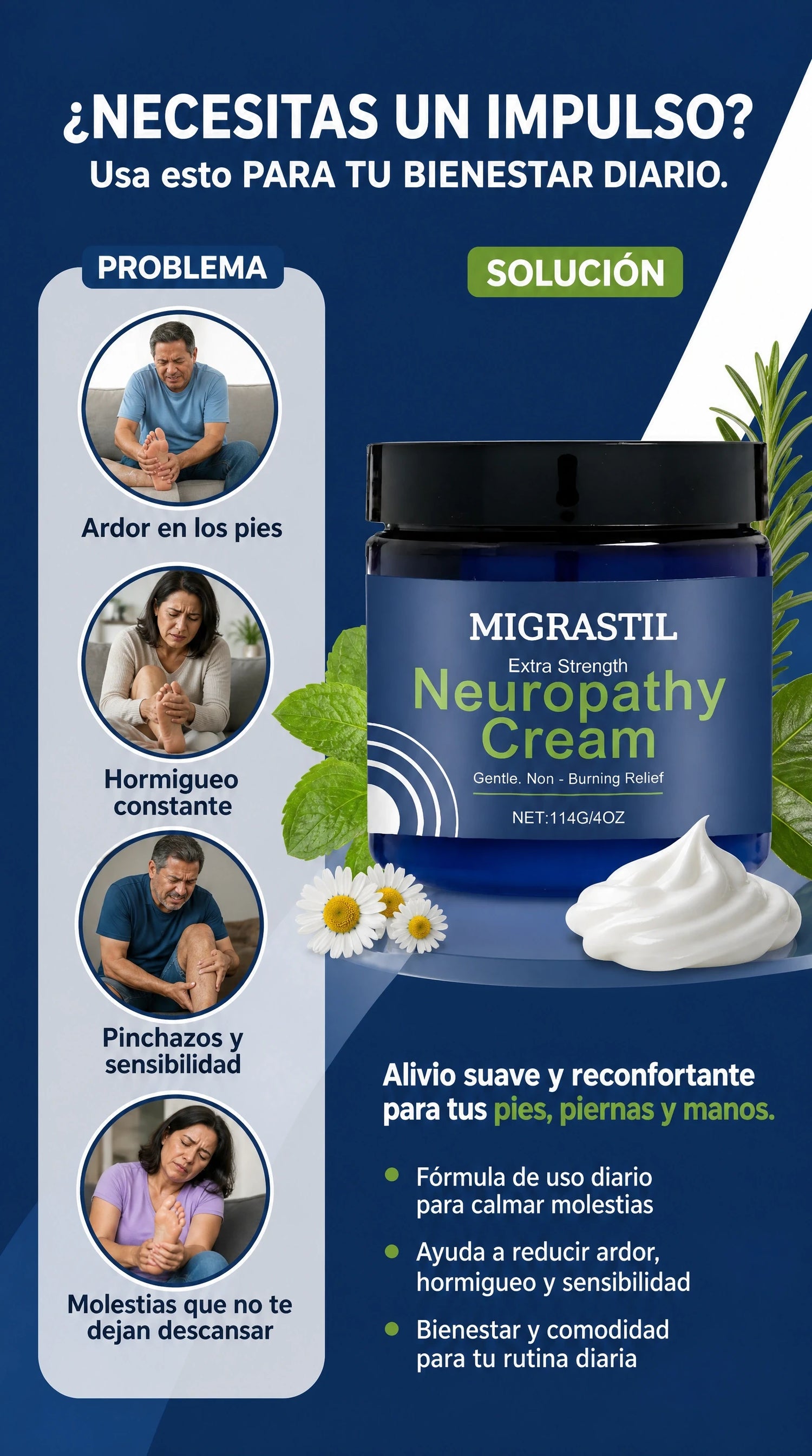 Beneficios de Migrastil Neuropathy Cream
