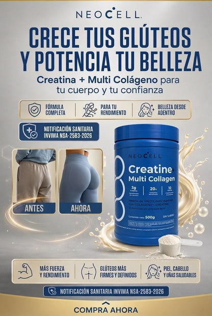 Creatina Neocell con INVIMA | 500 GRAMOS